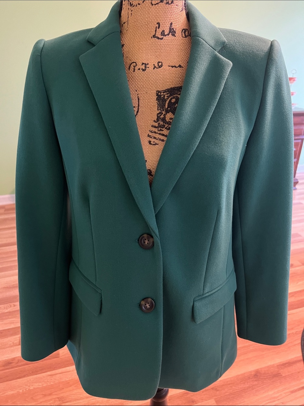 Ann Taylor Deep Green Tailored Women's Blazer